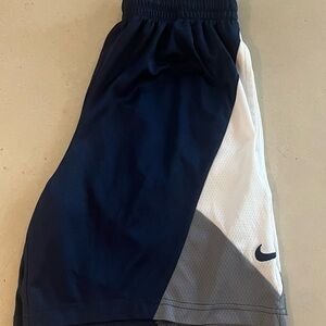 Nike Blue and White Athletic Shorts